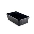 Araven FOOD PAN BPA-FREE GN1/1, 20.7qt BLACK 20 7/8" X 12 3/4" X 6" 47828